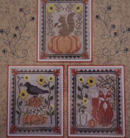 Bittersweet Trio Cross Stitch Pattern By Waxing Moon Designs