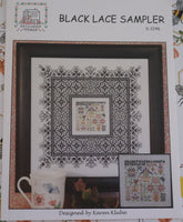 Black Lace Sampler Cross Stitch Pattern By Rosewood Manor