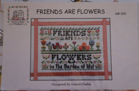 Friends Are Flowers Cross Stitch Pattern By Rosewood Manor