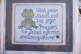 Wash & Pray Cross Stitch Pattern By The Stitching Bear