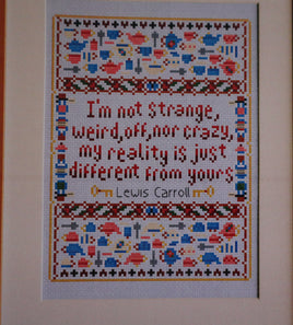 My reality Is Different Cross Stitch Pattern By Una Buena Pieza