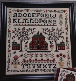 Ye Olde Red House Sampler Cross Stitch Pattern By Rosewood Manor