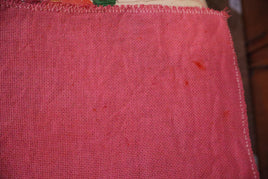 22 ct. 13" x 16" Pink Hand Dyed Aida
