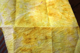 28 ct. 16" x 26" Hand Dyed Yellows Cashel Linen