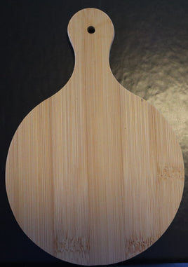 Wooden Bamboo Round Paddle for Mounting Cross Stitch