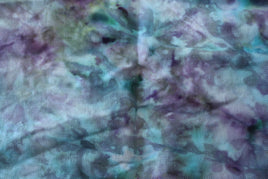 22 Ct. Purple / Green Hand Dyed Hardanger 10.5" x17"