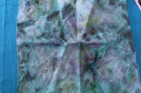 22 Ct. Purple / Green Hand Dyed Hardanger 11" x 11"