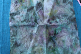 22 Ct. Purple / Green Hand Dyed Hardanger 11" x 11"