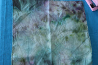22 Ct. Purple / Green Hand Dyed Hardanger 11" x 11"