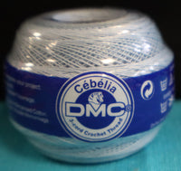 DMC Cebelia #800 Sky Blue Size 30 Crochet 569 Yard Spool