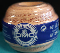 DMC Cebelia #754 Beige Rose Size 30 Crochet 569 Yard Spool