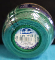 DMC Cebelia #699 Bright Green Size 30 Crochet 569 Yard Spool