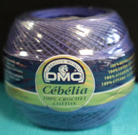 DMC Cebelia #797 Royal Blue Size 30 Crochet 569 Yard Spool