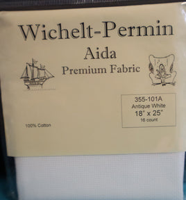 16 Ct. Wichelt Prepackaged Antique White Aida 18" x 25" 355-101A