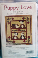 Puppy Love Applique Wall Quilt Kit By Rachels of Greenfield