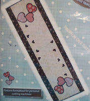 Winter Hearts Table Runner Applique / Quilt Kit By Patch Abilities