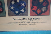 Primitive Gatherings Mini Candle Mats Pattern