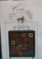 Lily Anna Stitches Garden Walk Applique / Embroidery Wall Hanging