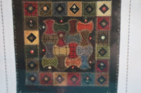 Lily Anna Stitches Garden Walk Applique / Embroidery Wall Hanging