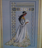 Lavender & Lace Celtic Winter Cross Stitch Pattern