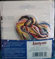 Sebastian the Snowman Janlynn / Holiday Wizzers Counted Cross Stitch Kit 3" X 3.50"