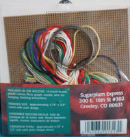 Noel Snowman Janlynn / Holiday Wizzers Counted Cross Stitch Kit 3.75" X 3.50"
