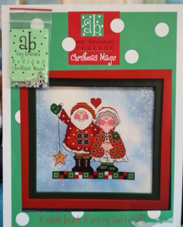 Christmas Magic Cross Stitch Kit With Embellishments by Amy Bruecken