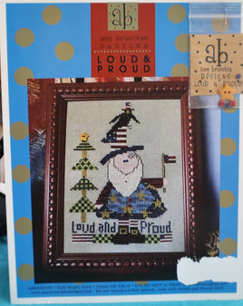 Loud And Proud Cross Stitch Pattern With Embellishments by Amy Bruecken