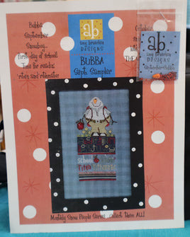 Bubba Sept Sampler Cross Stitch Pattern With Embellishments by Amy Bruecken
