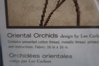Dimensions Oriental Orchids 12" x 12" Cross Stitch Kit