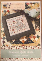 Summer Quilt Barn Cross Stitch Pattern By Pansy Patch Quilts and Stitches
