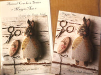 Animal Crackers Maggie Mae Cross Stitch Pattern and Needle Keep By Stacy Nash
