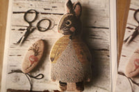 Animal Crackers Maggie Mae Cross Stitch Pattern and Needle Keep By Stacy Nash