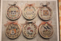 Autumn Mini Rounds Cross Stitch Pattern By Waxing Moon Designs