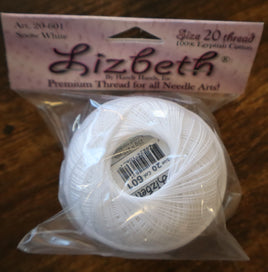 Snow White Handy Hands Lizbeth Cordonnet Cotton Size 20