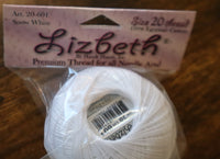 Snow White Handy Hands Lizbeth Cordonnet Cotton Size 20