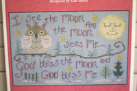 Snow Moon Blessings Cross Stitch Pattern by Imaginating