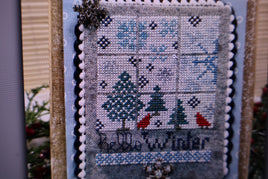 Hello Winter Cross Stitch Pattern By Jan Hicks Creates