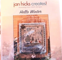 Hello Winter Cross Stitch Pattern By Jan Hicks Creates
