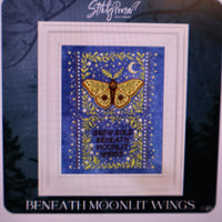 Beneath Moonlit Wings Cross Stitch pattern by Stitchy Prose