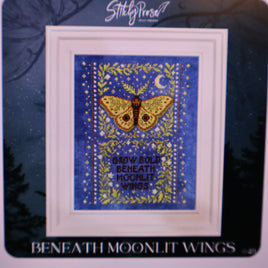 Beneath Moonlit Wings Cross Stitch pattern by Stitchy Prose