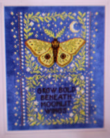 Beneath Moonlit Wings Cross Stitch pattern by Stitchy Prose