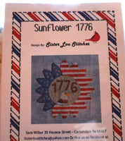 Sunflower 1776 Cross Stitch Pattern By Sister Lou Stitches