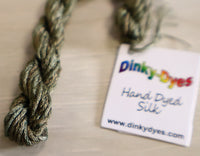 Sea Grass S-136 Hand Dyed 6-Strand Silk By Dinky Dyes