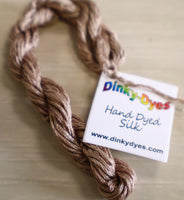 Skinny Latte S-230 Hand Dyed 6-Strand Silk By Dinky Dyes