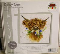 Daisy Coo Cross 14 ct. Aida Cross Stitch Kit By Boothy Threads