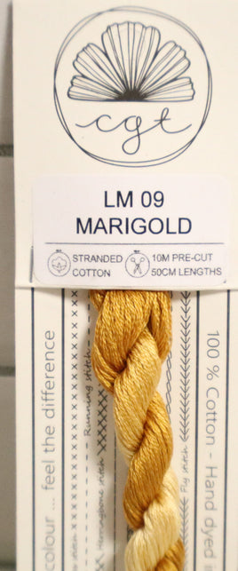 Marigold 6-Strand Hand Dyed Floss By Cottage Garden Threads