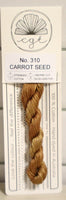 Carrot Seed 310 6-Strand Hand Dyed Floss By Cottage Garden Threads