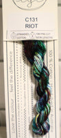 Riot C131 Limited Edition Hand Dyed 6-Strand Floss By Cottage Garden Threads (Copy)