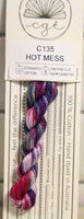 Hot Mess C135 Limited Edition Hand Dyed 6-Strand Floss By Cottage Garden Threads